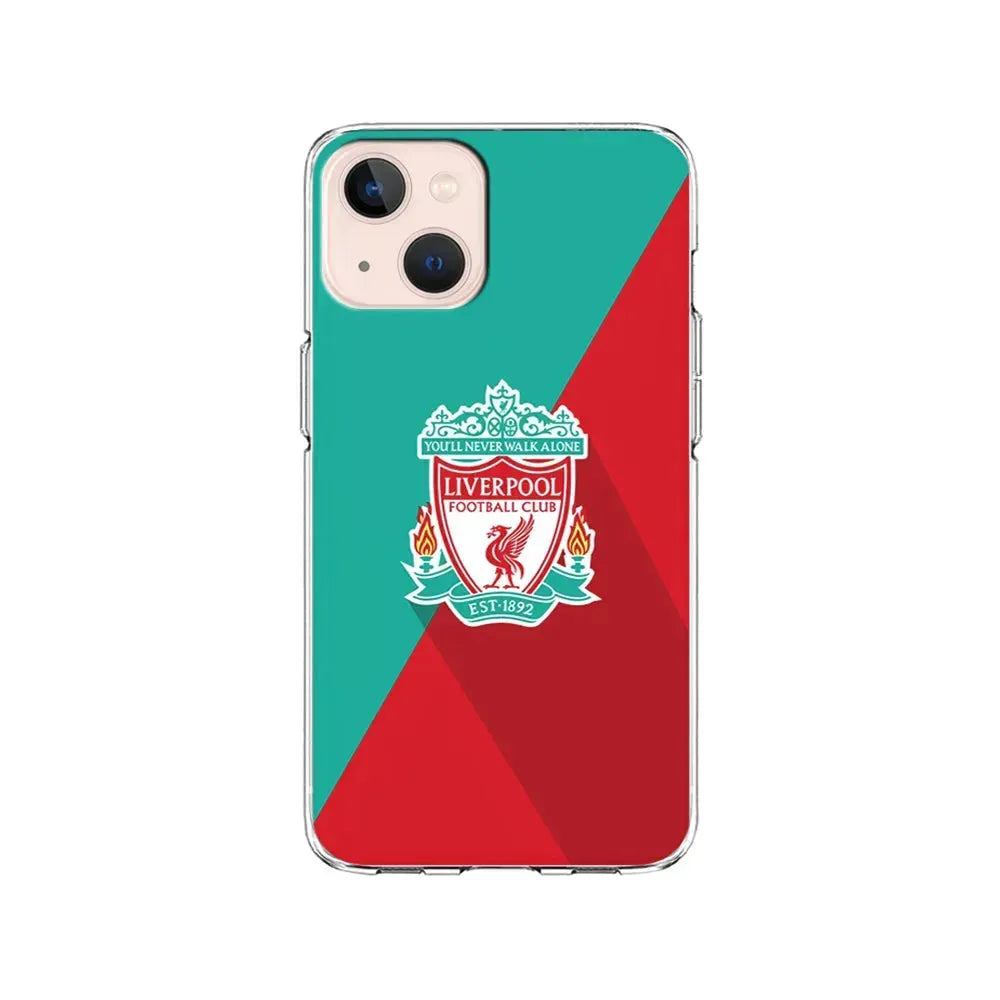 Liverpool FC Green Red iPhone 13 Mini Case-Clear Soft Case-Xtracase