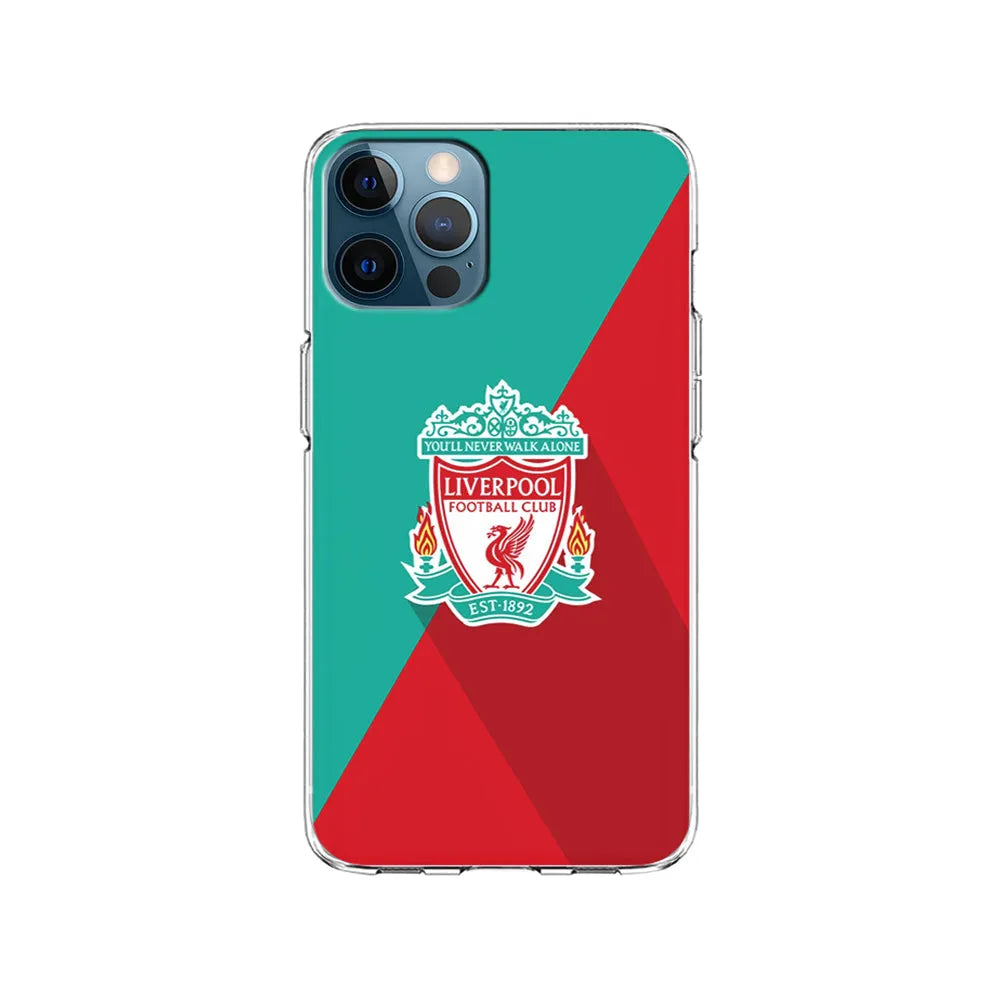 Liverpool FC Green Red iPhone 13 Pro Case-Clear Soft Case-Xtracase