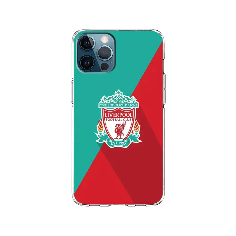 Liverpool FC Green Red iPhone 15 Pro Max Case-Clear Soft Case-Xtracase