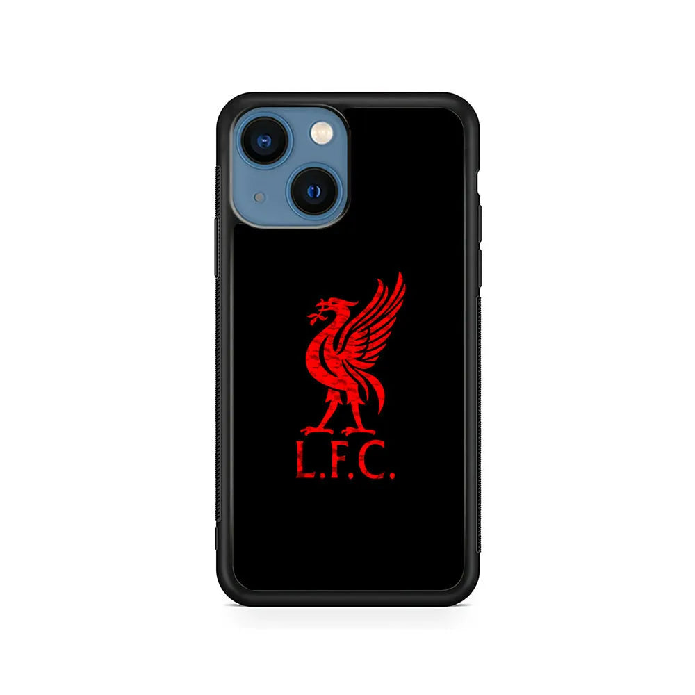 Liverpool Football Club iPhone 14 Plus Case-Rubber / Black (2D Case)-Xtracase