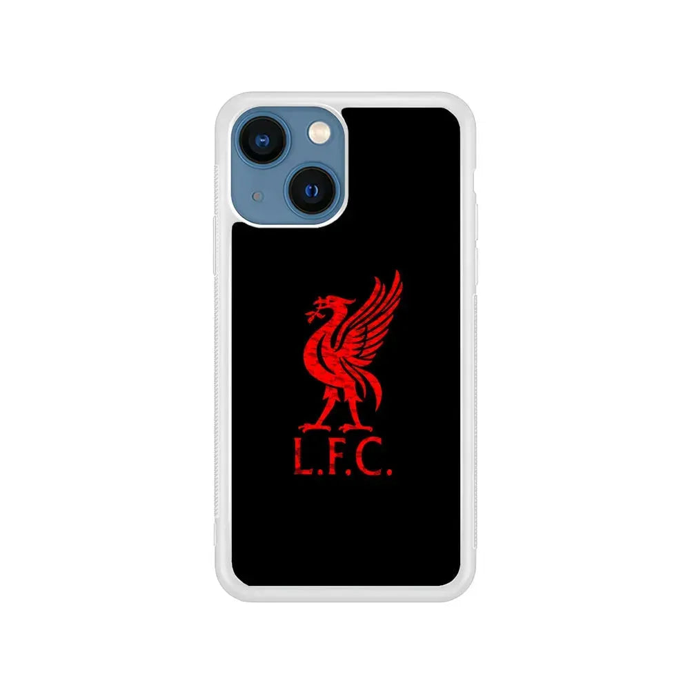 Liverpool Football Club iPhone 13 Mini Case-Rubber / White (2D Case)-Xtracase