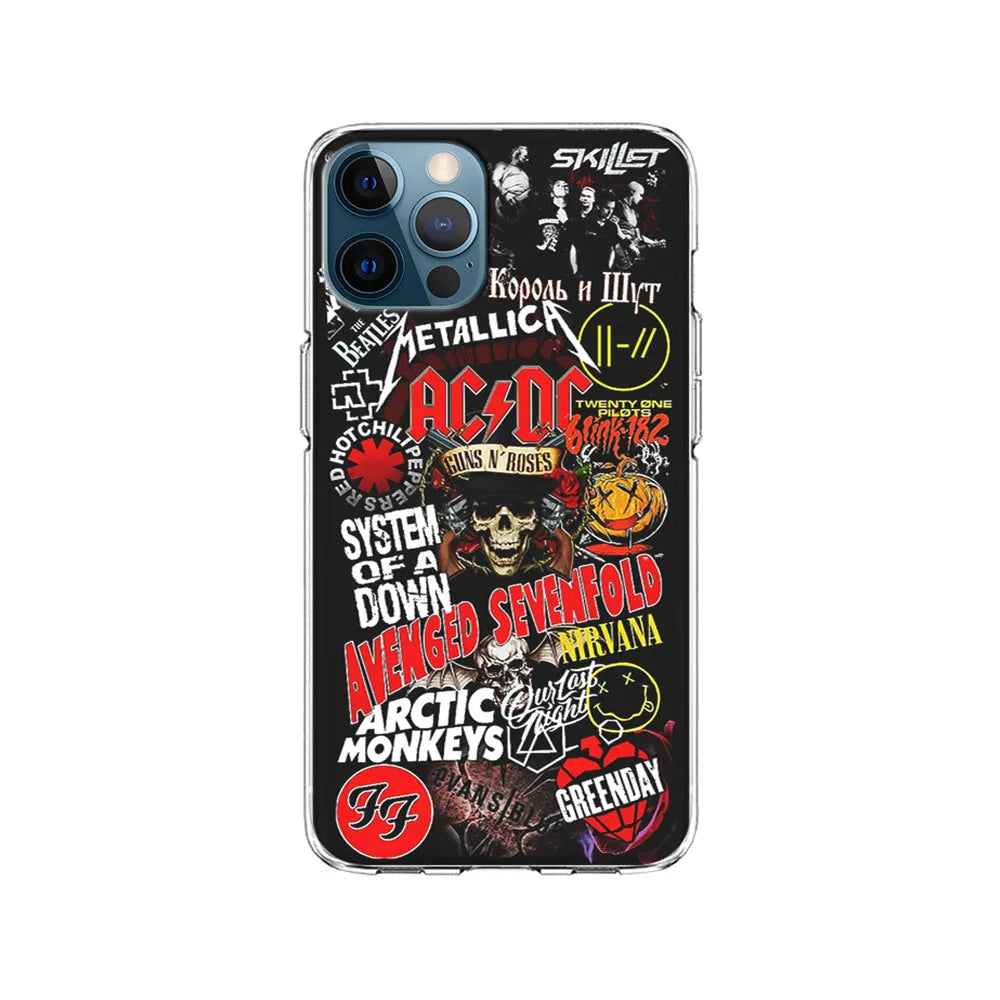 Logo Band Legends iPhone 13 Pro Case-Clear Soft Case-Xtracase