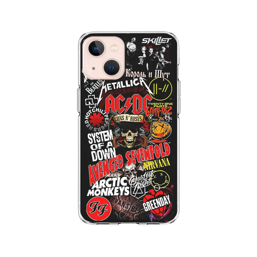 Logo Band Legends iPhone 15 Plus Case-Clear Soft Case-Xtracase