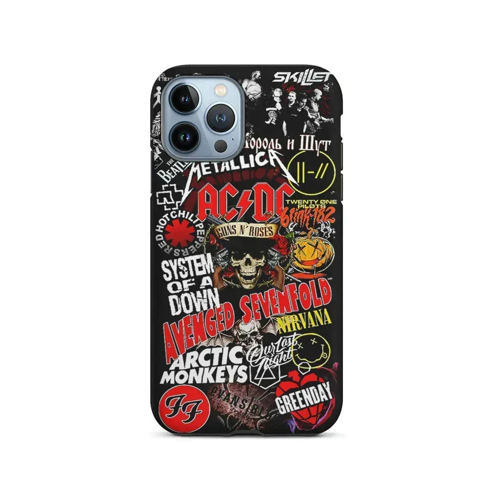 Logo Band Legends iPhone 15 Pro Max Case-2 in 1 Tough Case-Xtracase