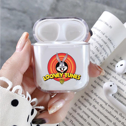 Looney Tune Bug Bunny Emblematic Protective Clear Case Cover For Apple Airpods-Xtracase