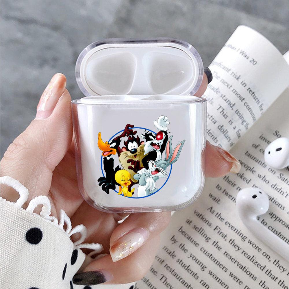 Looney Tunes Gang Protective Clear Case Cover For Apple Airpods-Xtracase