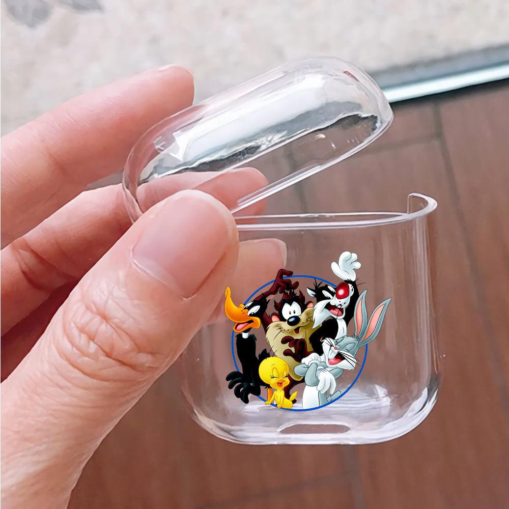 Looney Tunes Gang Protective Clear Case Cover For Apple Airpods-Xtracase