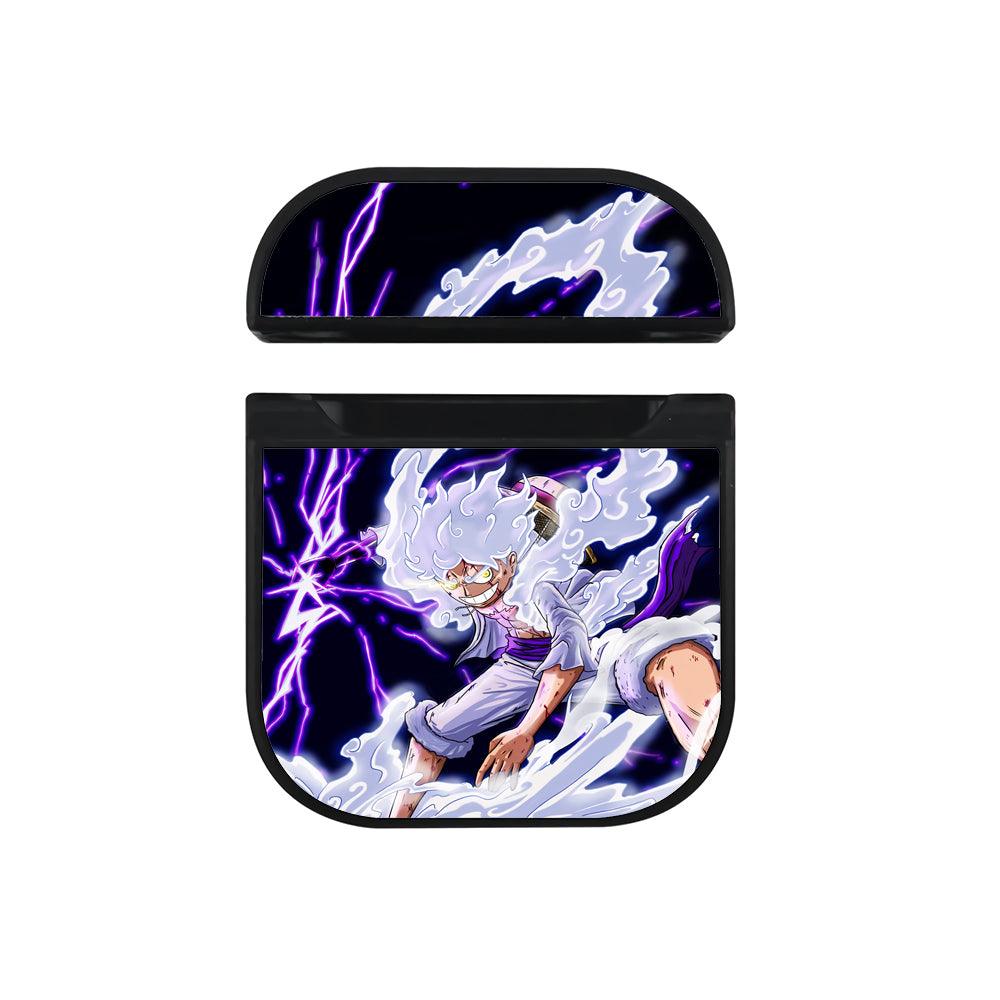 Luffy Gear 5 Sun God Nika One Piece Hard Plastic Case Cover For Apple Airpods-Xtracase