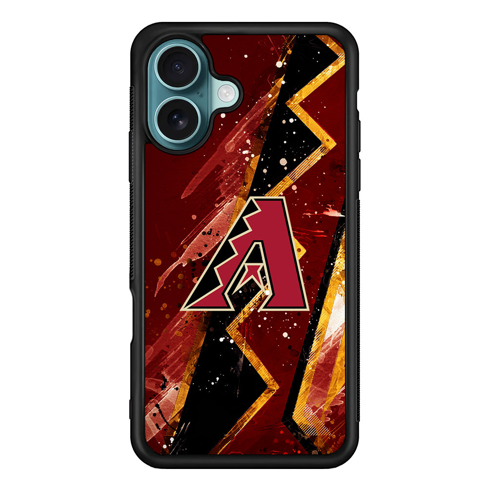 MLB Arizona Diamondbacks Team iPhone 16 Plus Case - Xtracase