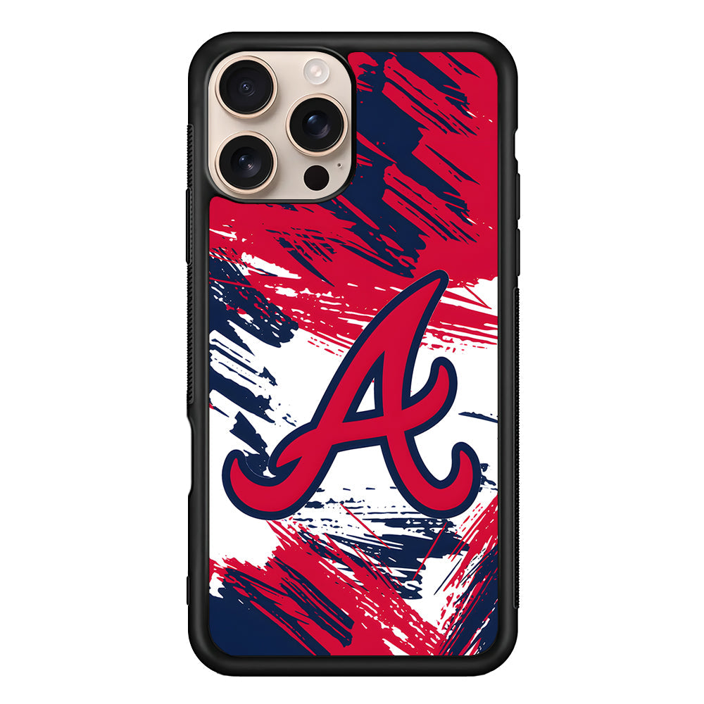 MLB Atlanta Braves Logo iPhone 16 Pro Max Case - iPhone 16 Pro Max