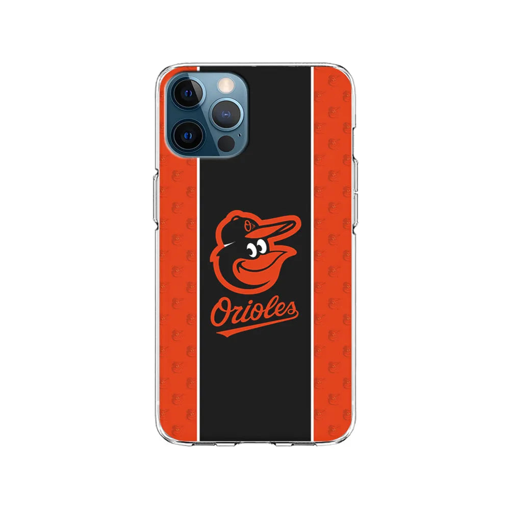 MLB Baltimore Orioles Team iPhone 13 Pro Max Case-Clear Soft Case-Xtracase