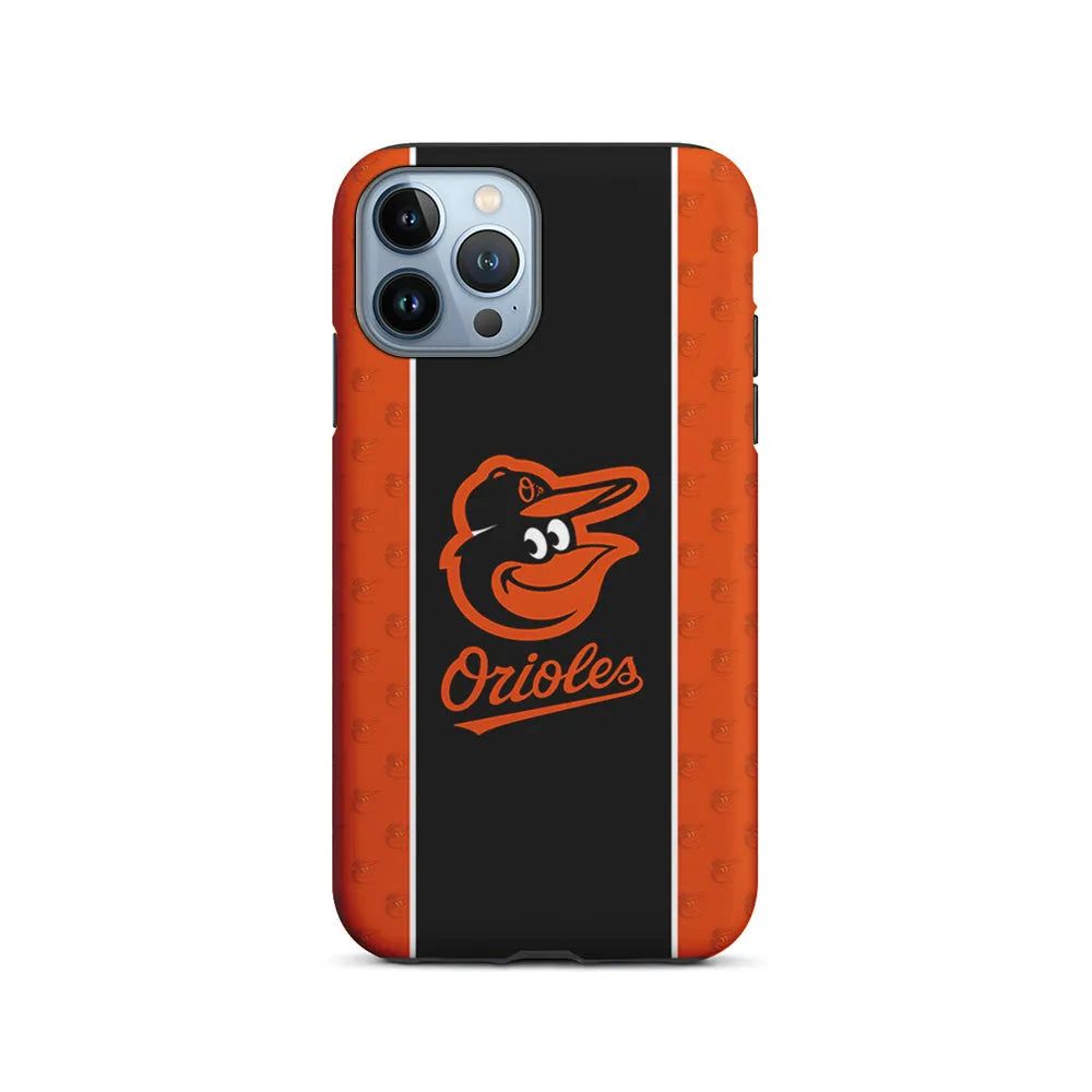 MLB Baltimore Orioles Team iPhone 13 Pro Case-2 in 1 Tough Case-Xtracase