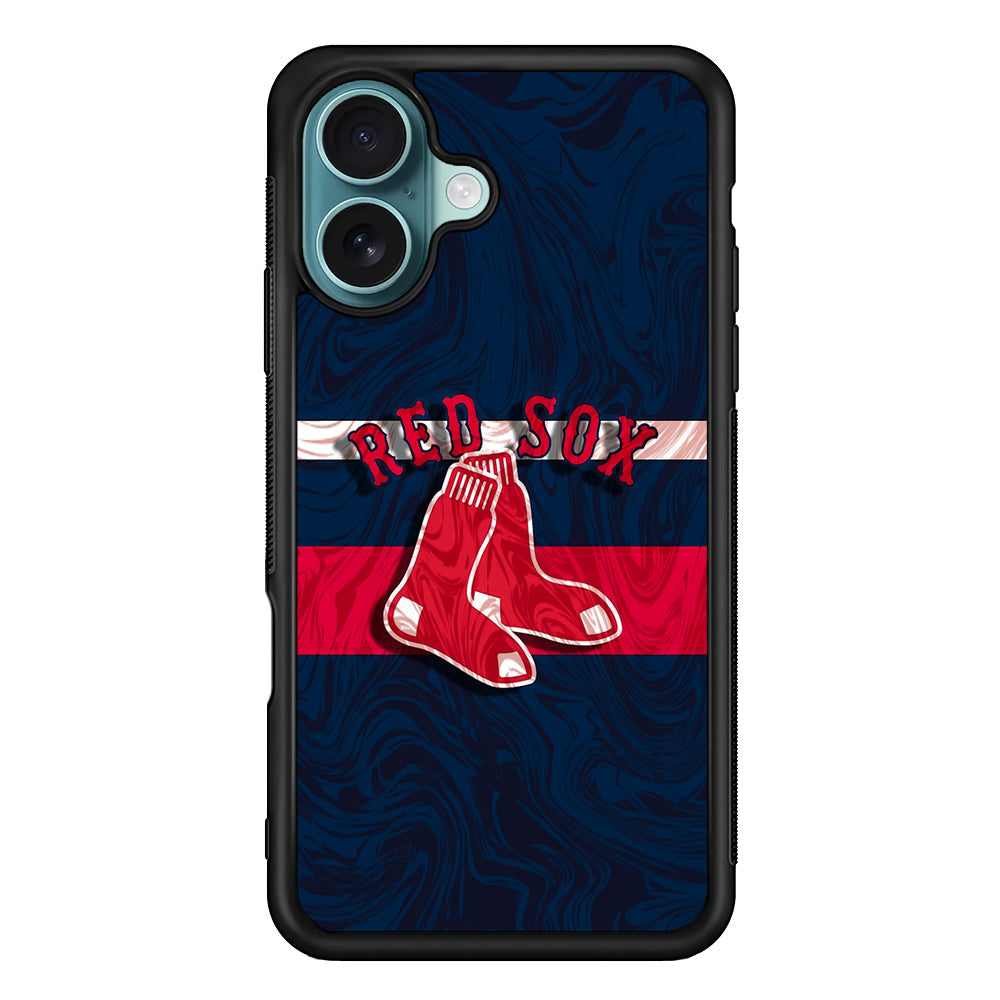 MLB Boston Red Sox Logo iPhone 16 Plus Case - Xtracase