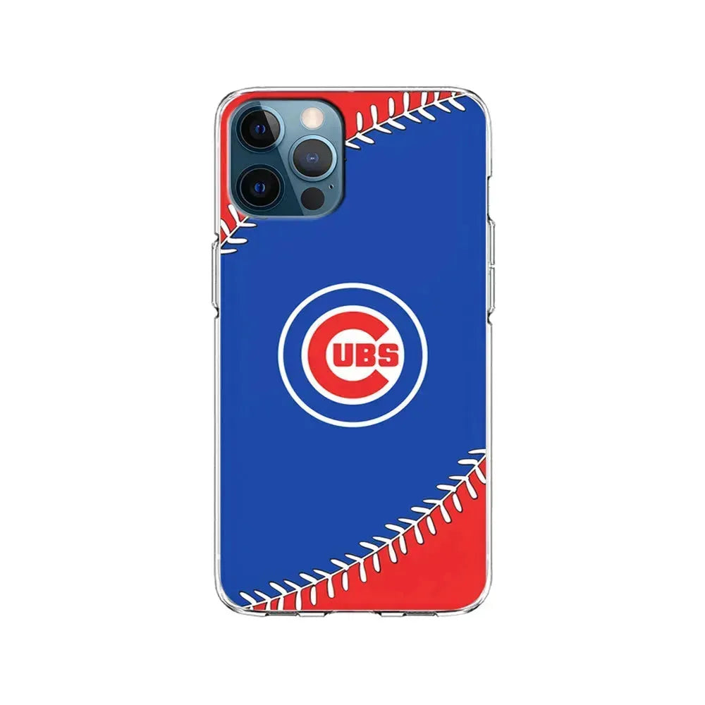 MLB Chicago Cubs Ball iPhone 15 Pro Max Case-Clear Soft Case-Xtracase