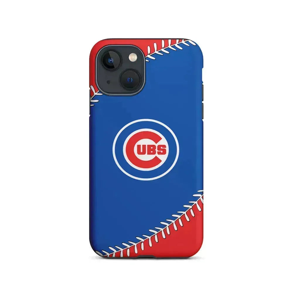 MLB Chicago Cubs Ball iPhone 13 Mini Case-2 in 1 Tough Case-Xtracase