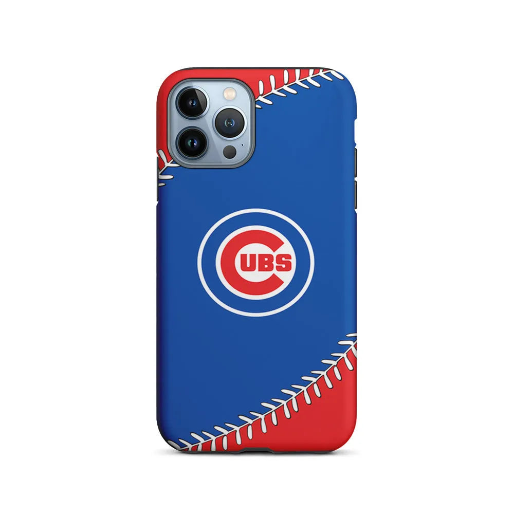 MLB Chicago Cubs Ball iPhone 13 Pro Case-2 in 1 Tough Case-Xtracase