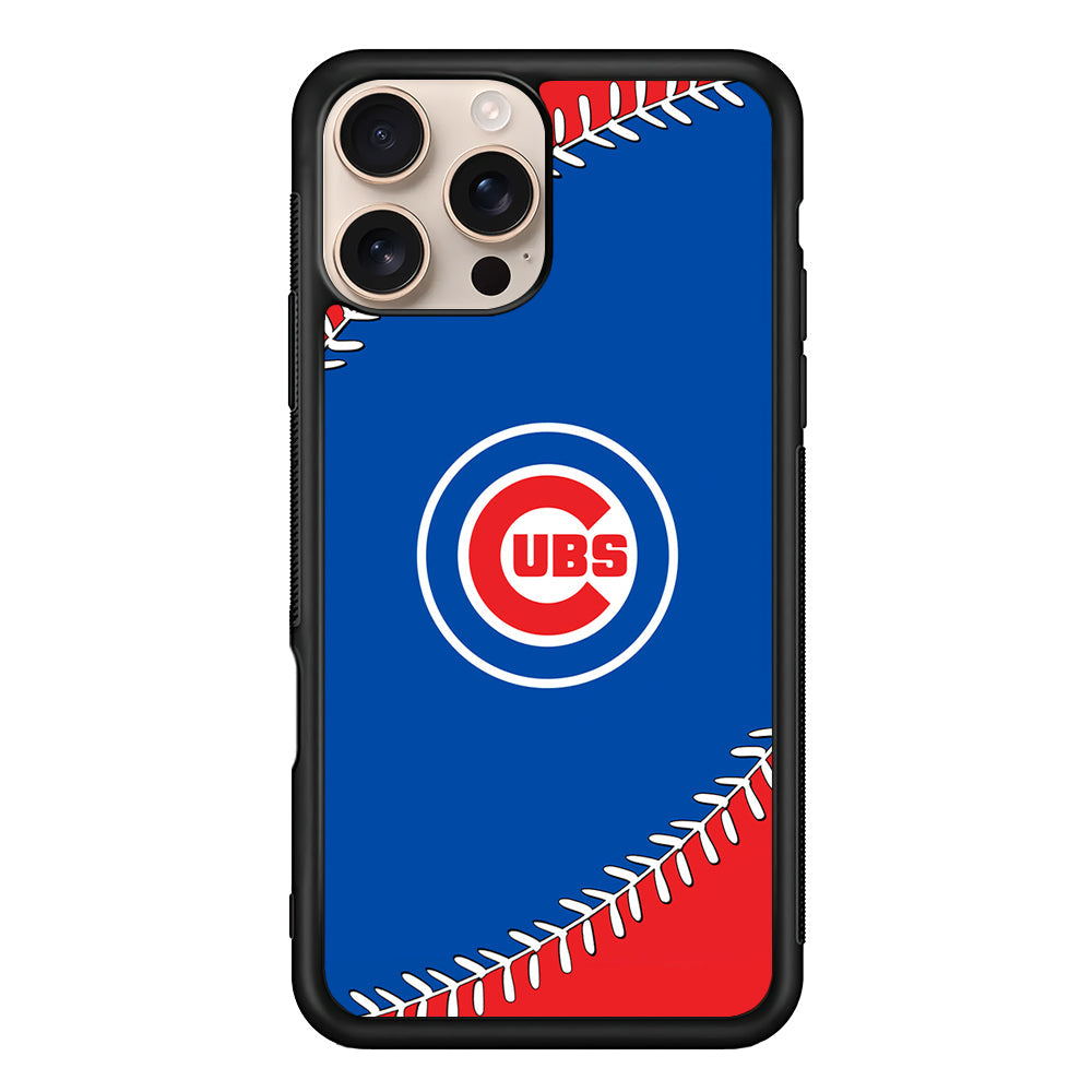 MLB Chicago Cubs Ball iPhone 16 Pro Max Case - iPhone 16 Pro Max