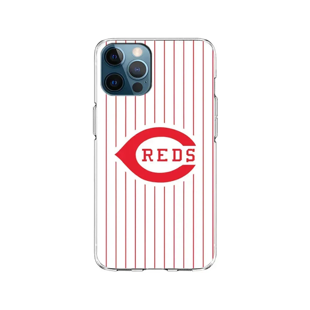 MLB Cincinnati Reds Team iPhone 15 Pro Max Case-Clear Soft Case-Xtracase