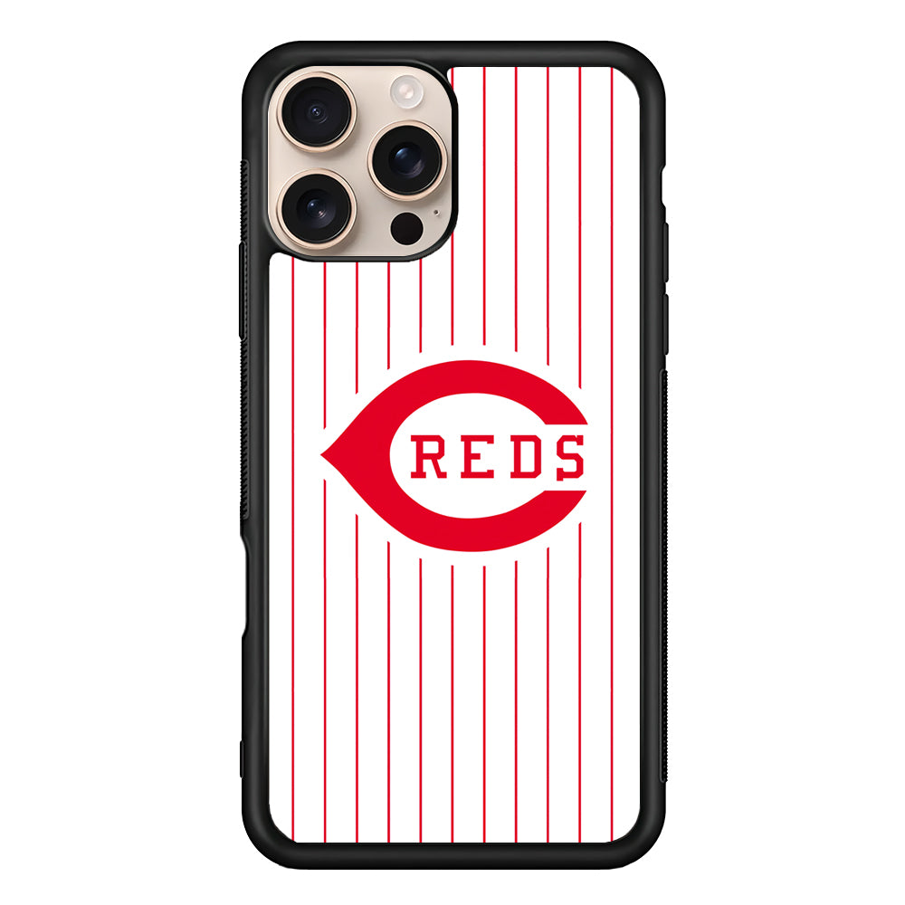 MLB Cincinnati Reds Team iPhone 16 Pro Max Case - iPhone 16 Pro Max