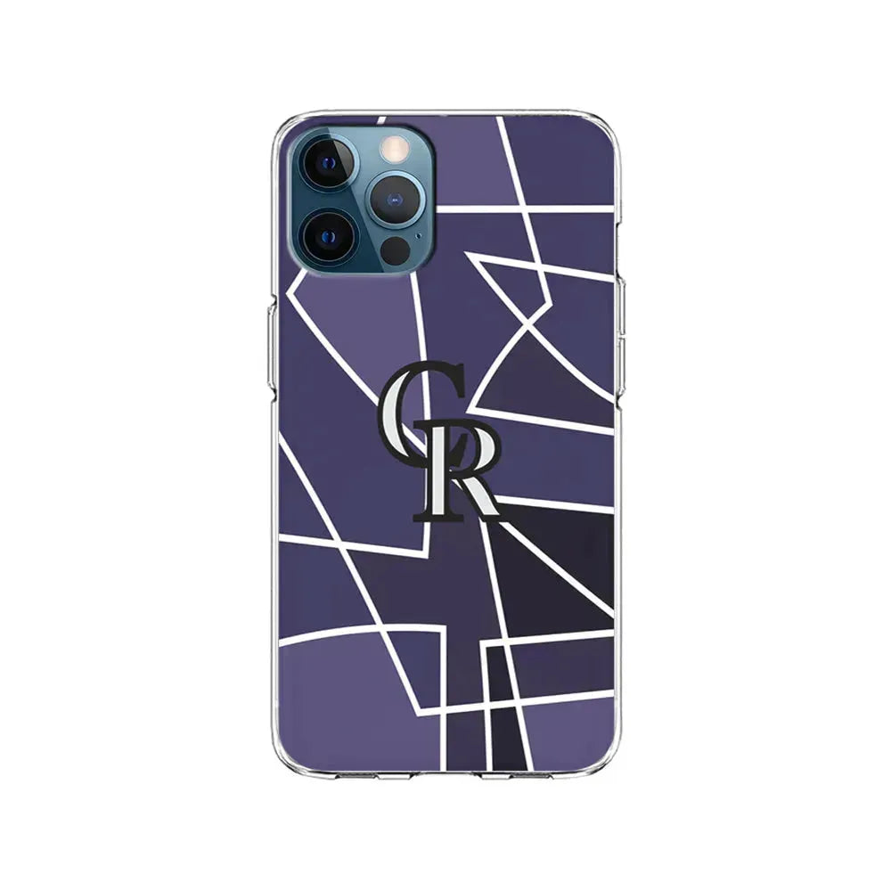MLB Colorado Rockies Logo iPhone 15 Pro Max Case-Clear Soft Case-Xtracase