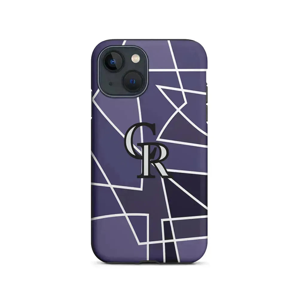 MLB Colorado Rockies Logo iPhone 13 Mini Case-2 in 1 Tough Case-Xtracase