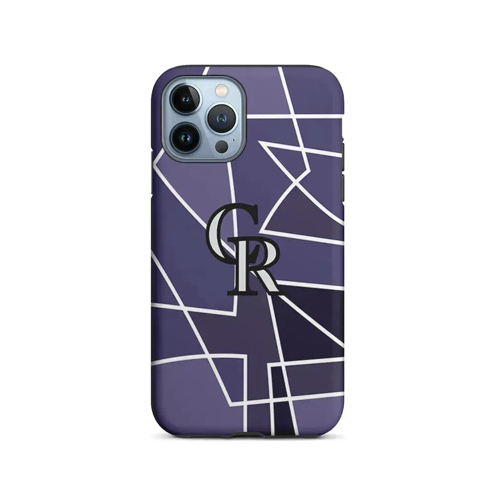MLB Colorado Rockies Logo iPhone 15 Pro Max Case-2 in 1 Tough Case-Xtracase