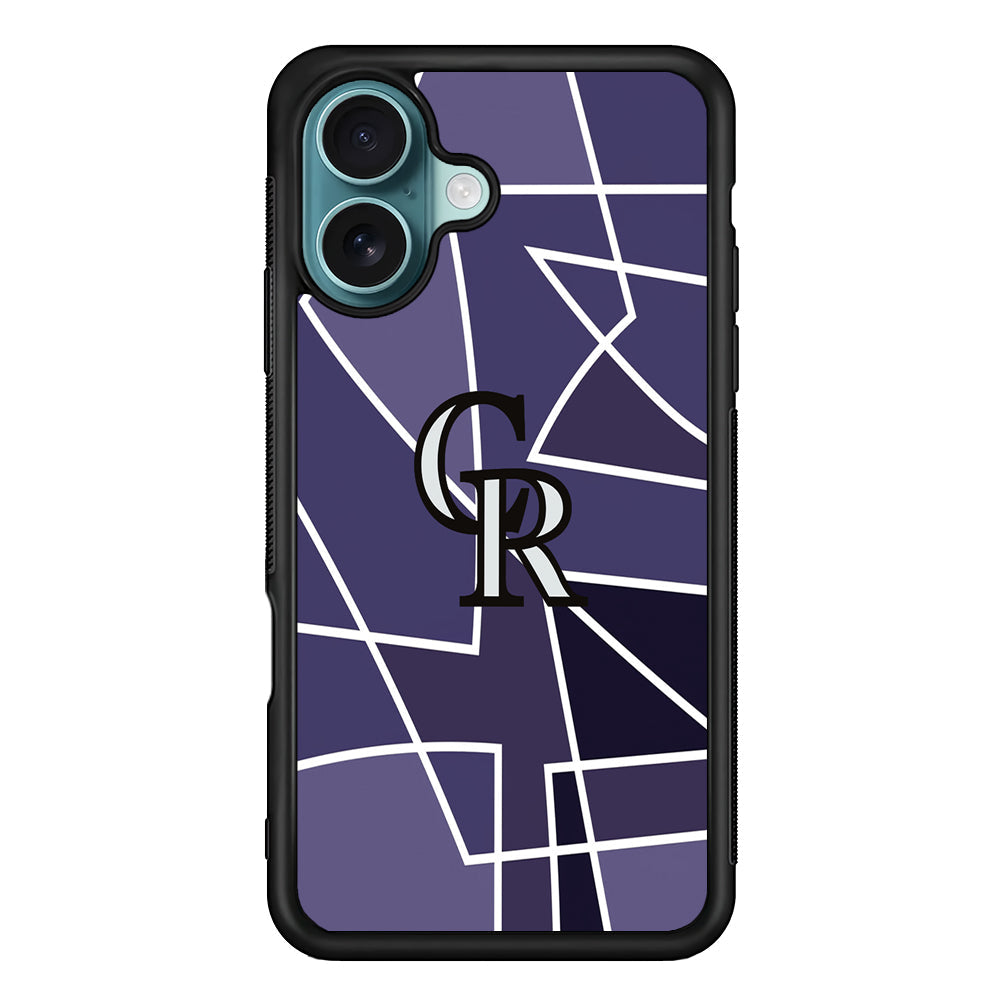 MLB Colorado Rockies Logo iPhone 16 Plus Case - Xtracase