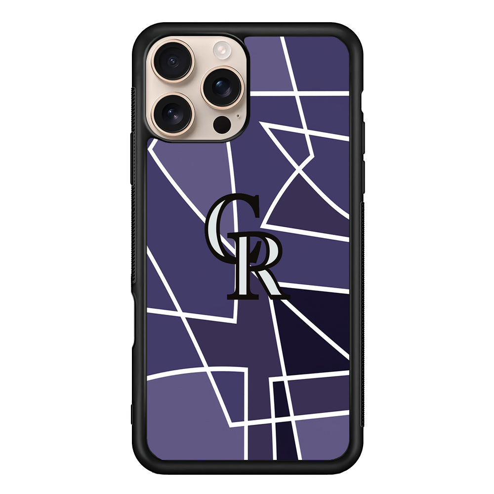 MLB Colorado Rockies Logo iPhone 16 Pro Max Case - iPhone 16 Pro Max