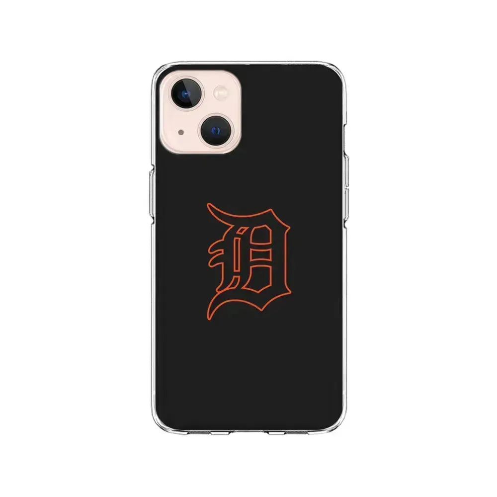 MLB Detroit Tigers Team iPhone 13 Mini Case-Clear Soft Case-Xtracase