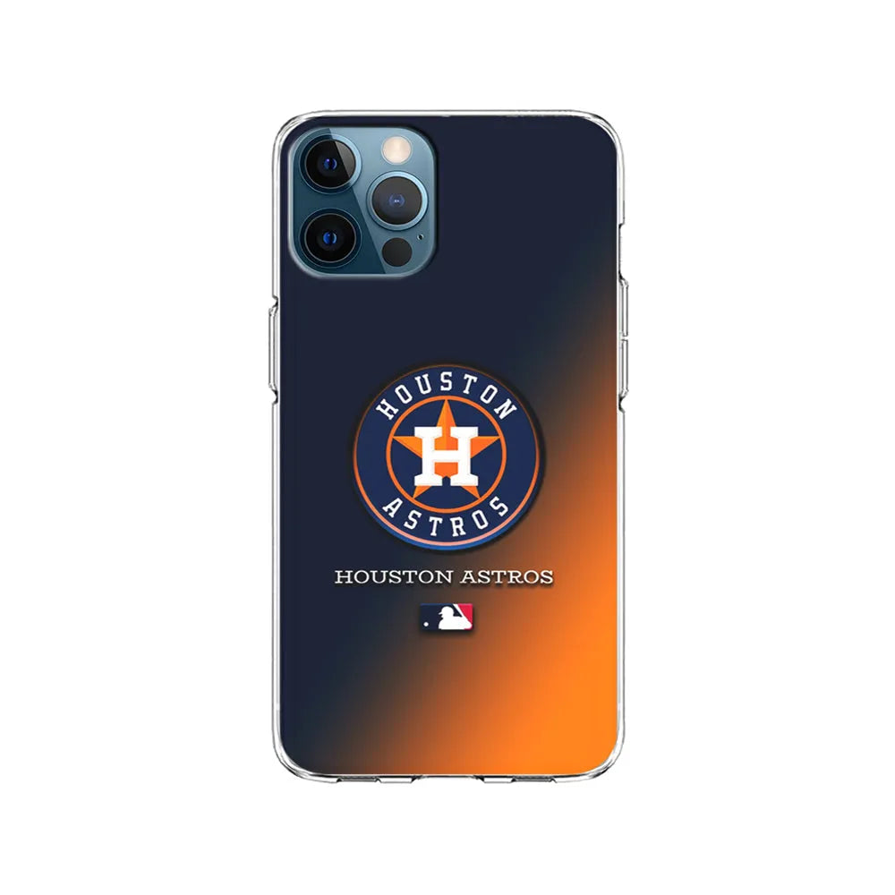 MLB Houston Astros Logo iPhone 13 Pro Case-Clear Soft Case-Xtracase