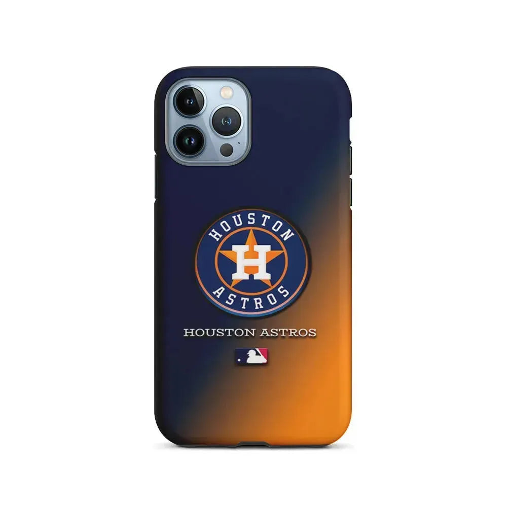 MLB Houston Astros Logo iPhone 15 Pro Max Case-2 in 1 Tough Case-Xtracase