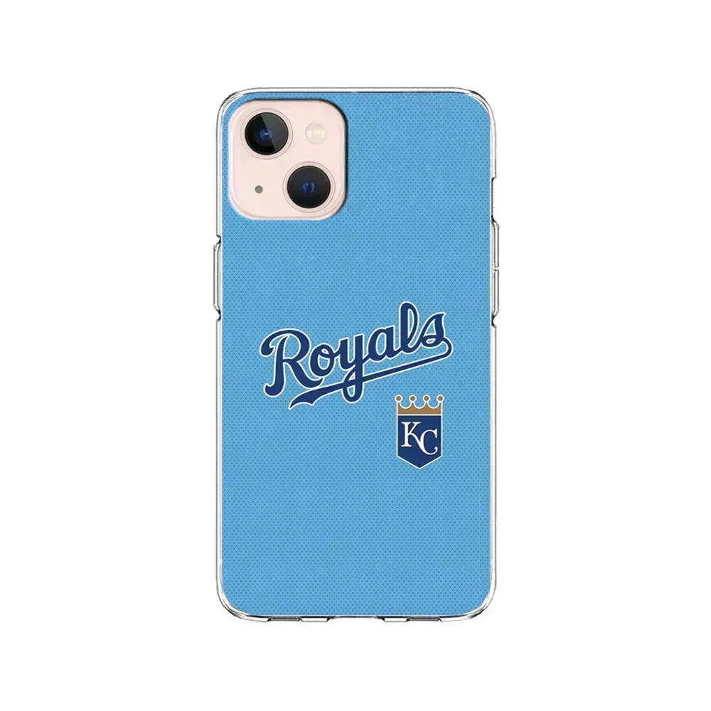 MLB Kansas City Royals Logo iPhone 13 Mini Case-Clear Soft Case-Xtracase