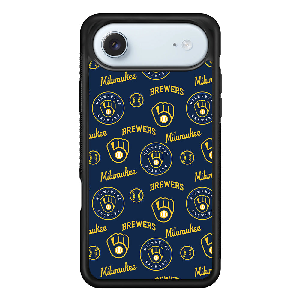 MLB Milwaukee Brewers Pattern iPhone 17 Air Case - Xtracase