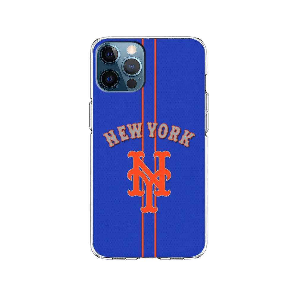 MLB New York Mets Team iPhone 13 Pro Case-Clear Soft Case-Xtracase