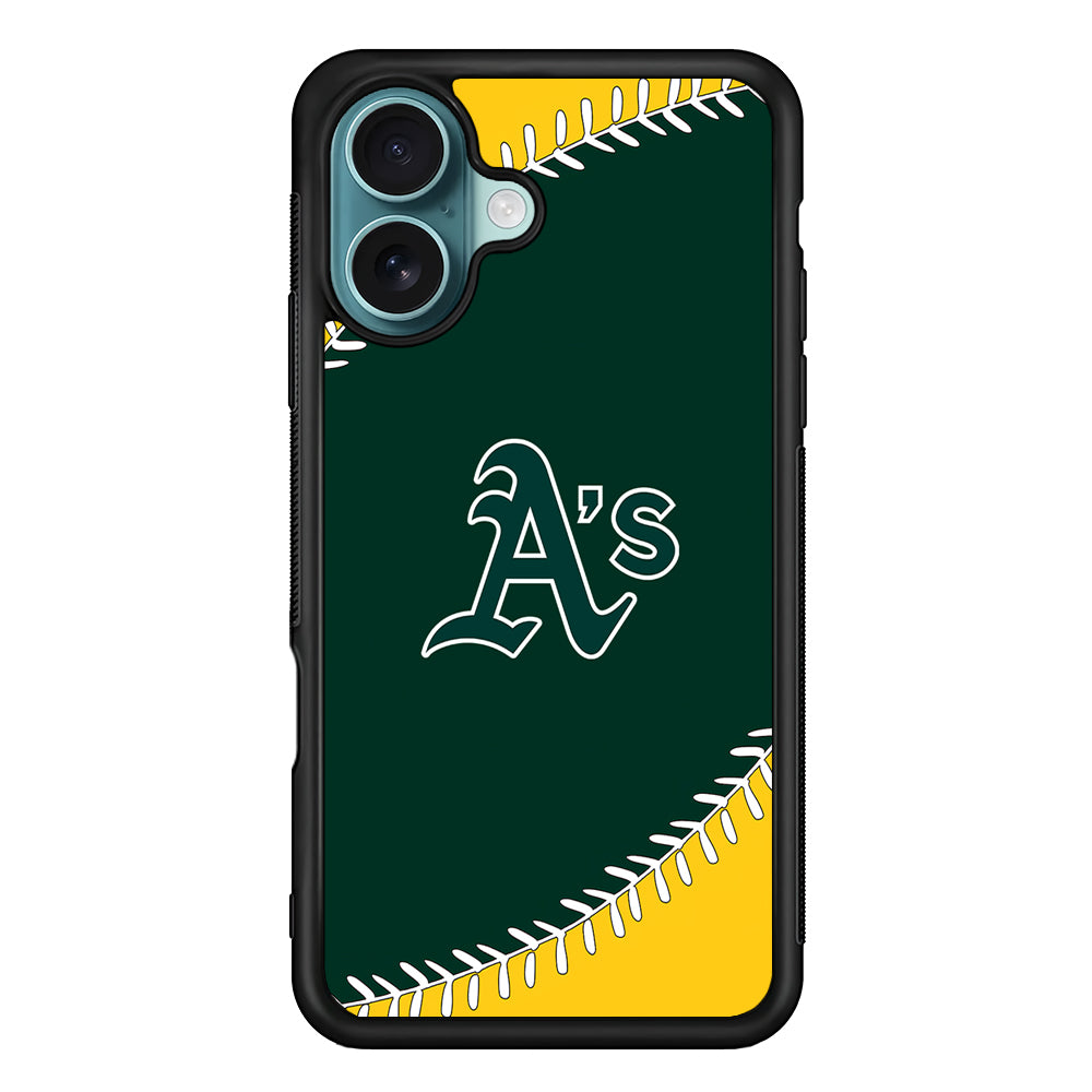 MLB Oakland Athletics Team iPhone 16 Case - Xtracase