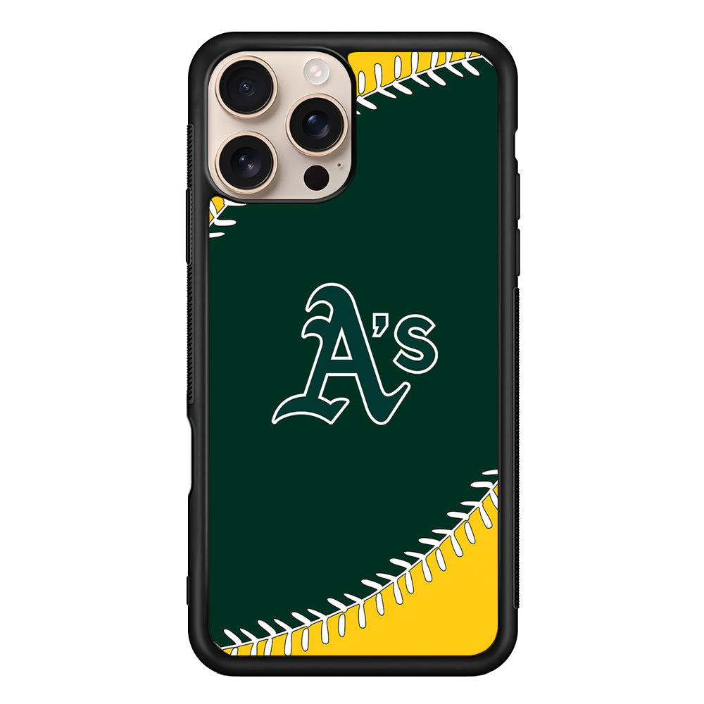 MLB Oakland Athletics Team iPhone 16 Pro Max Case - iPhone 16 Pro Max