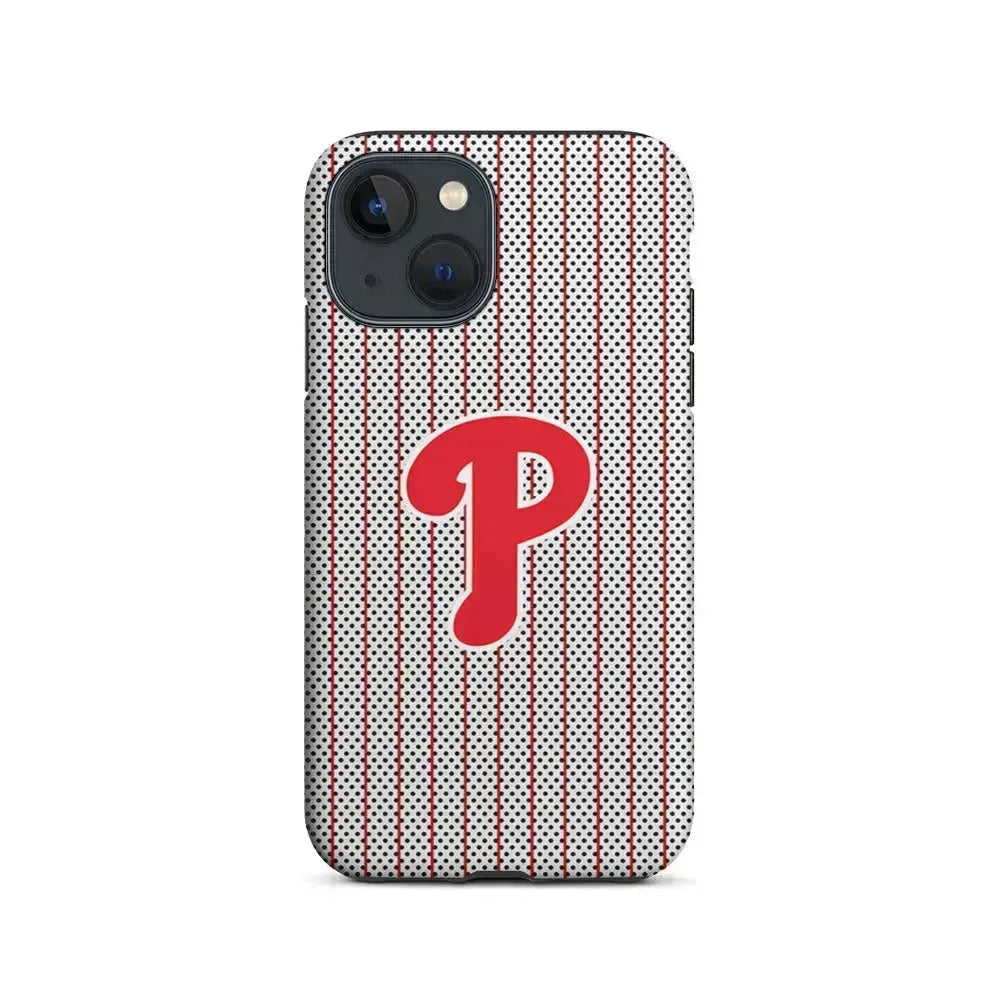 MLB Philadelphia Phillies Team iPhone 13 Mini Case-2 in 1 Tough Case-Xtracase