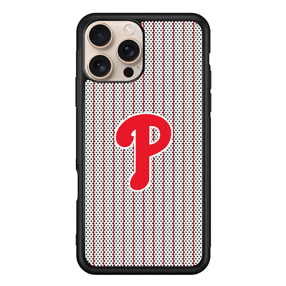 MLB Philadelphia Phillies Team iPhone 16 Pro Max Case - iPhone 16 Pro Max