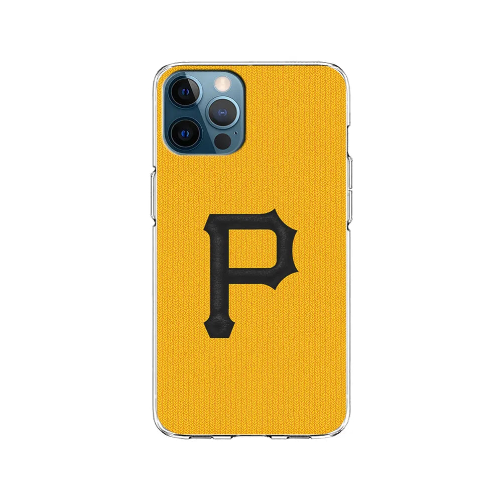 MLB Pittsburgh Pirates Pattern iPhone 13 Pro Case-Clear Soft Case-Xtracase
