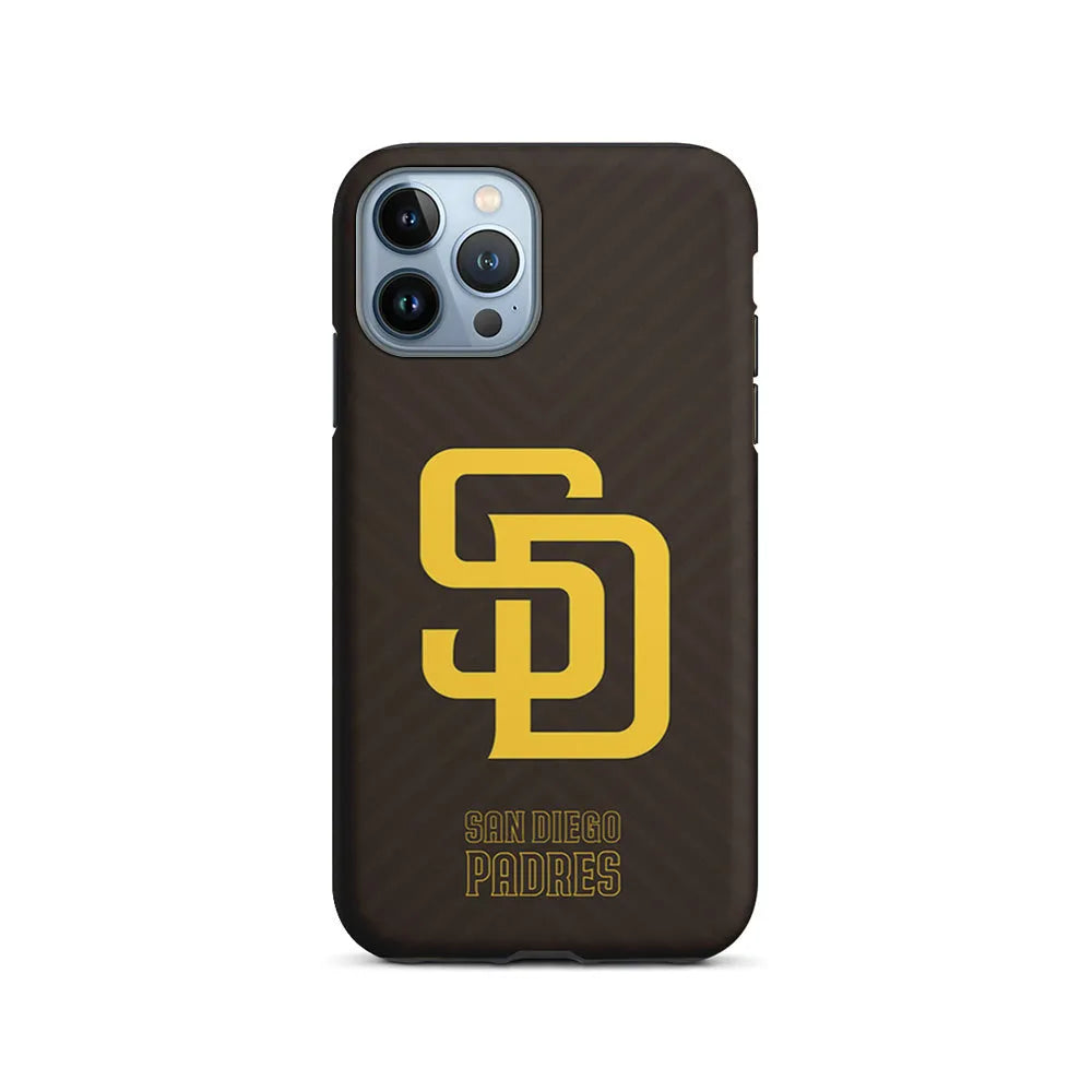 MLB San Diego Padres Team iPhone 13 Pro Case-2 in 1 Tough Case-Xtracase