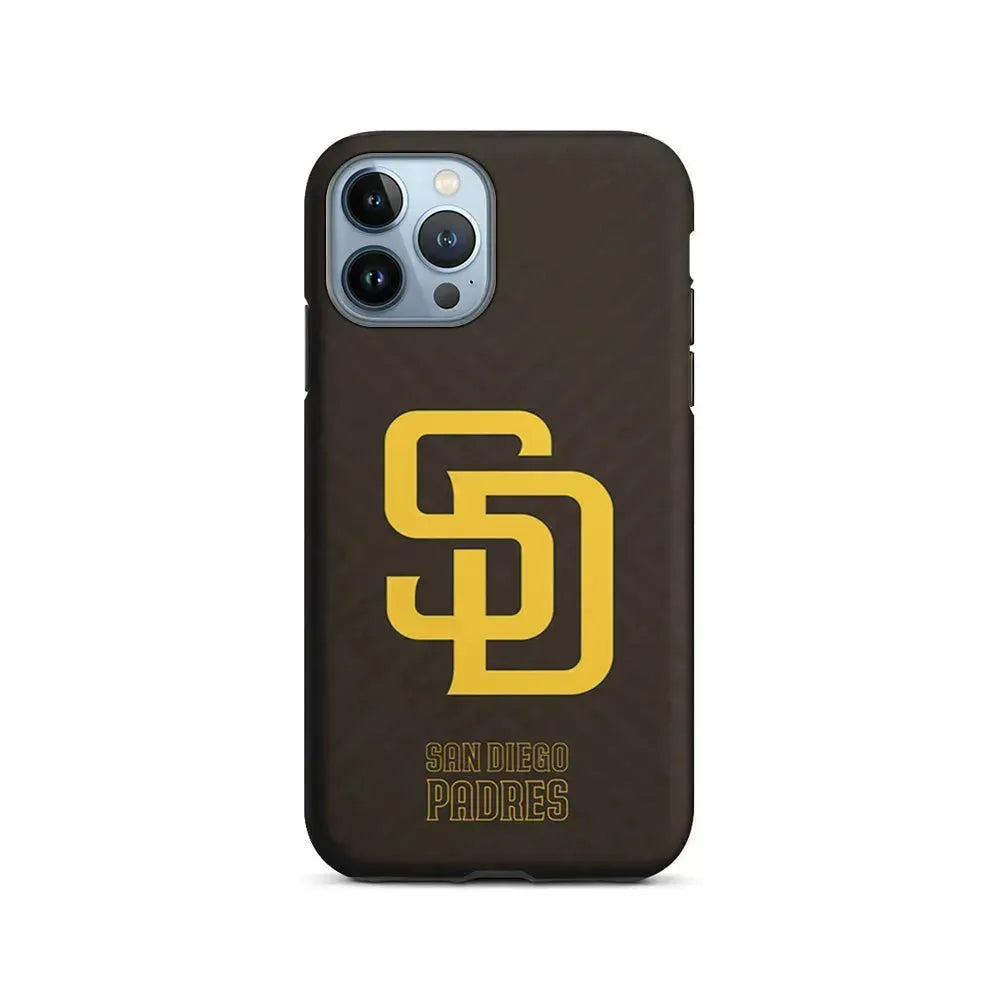 MLB San Diego Padres Team iPhone 15 Pro Max Case-2 in 1 Tough Case-Xtracase