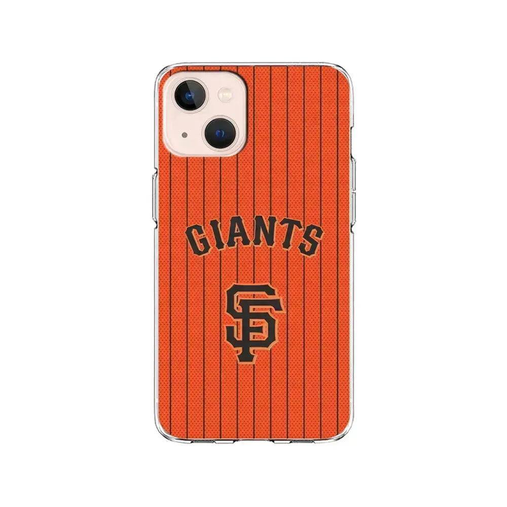 MLB San Francisco Giants Logo iPhone 13 Mini Case-Clear Soft Case-Xtracase