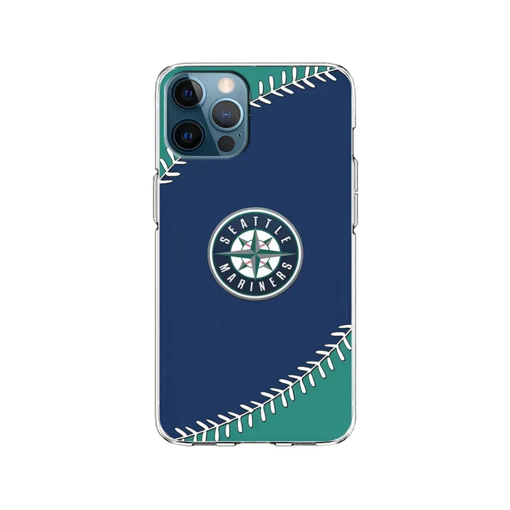 MLB Seattle Mariners Team iPhone 15 Pro Max Case-Clear Soft Case-Xtracase