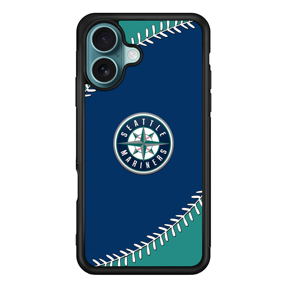 MLB Seattle Mariners Team iPhone 16 Plus Case - Xtracase