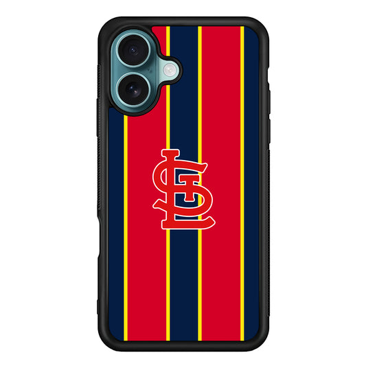 MLB St Louis Cardinals Logo iPhone 16 Case - Xtracase