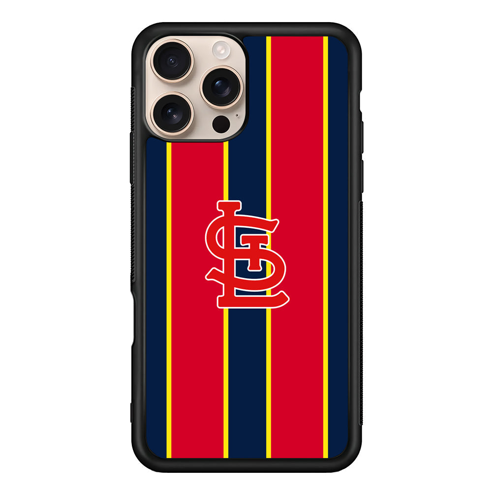 MLB St Louis Cardinals Logo iPhone 16 Pro Max Case - iPhone 16 Pro Max