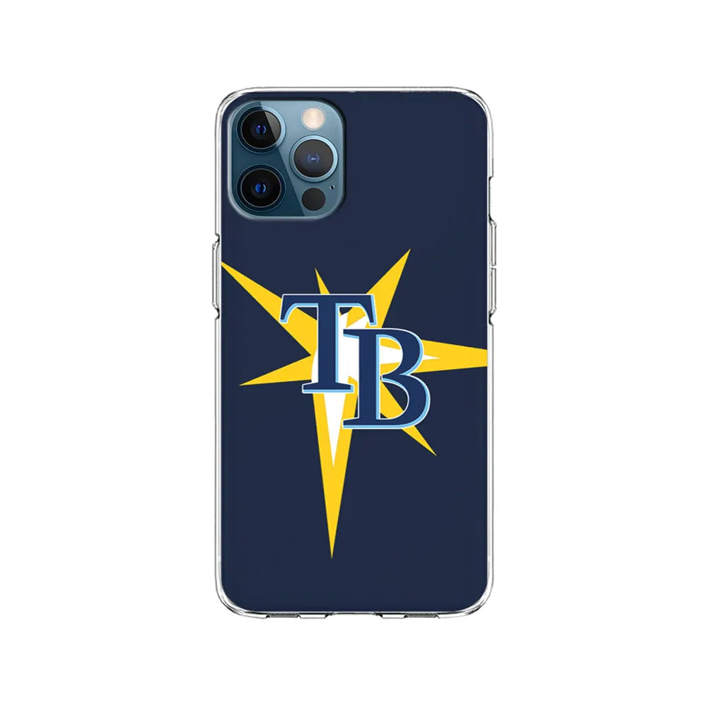 MLB Tampa Bay Rays Team iPhone 13 Pro Max Case-Clear Soft Case-Xtracase