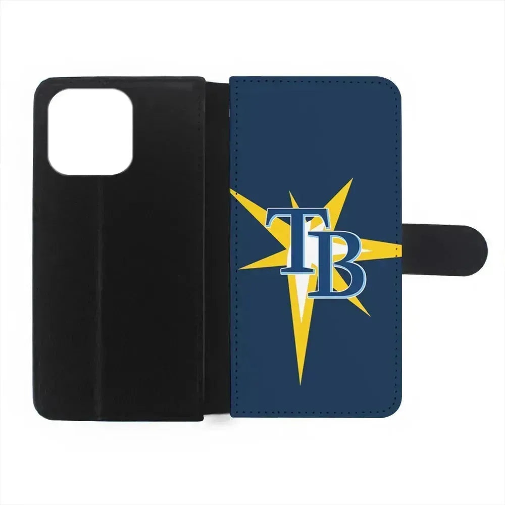 MLB Tampa Bay Rays Team iPhone 13 Mini Case-Flip Wallet Case-Xtracase