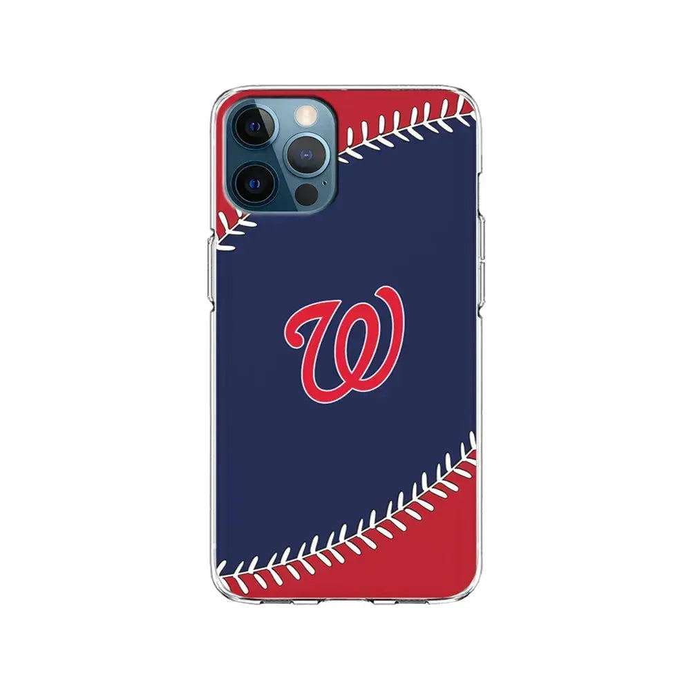 MLB Washington Nationals Logo iPhone 15 Pro Max Case-Clear Soft Case-Xtracase
