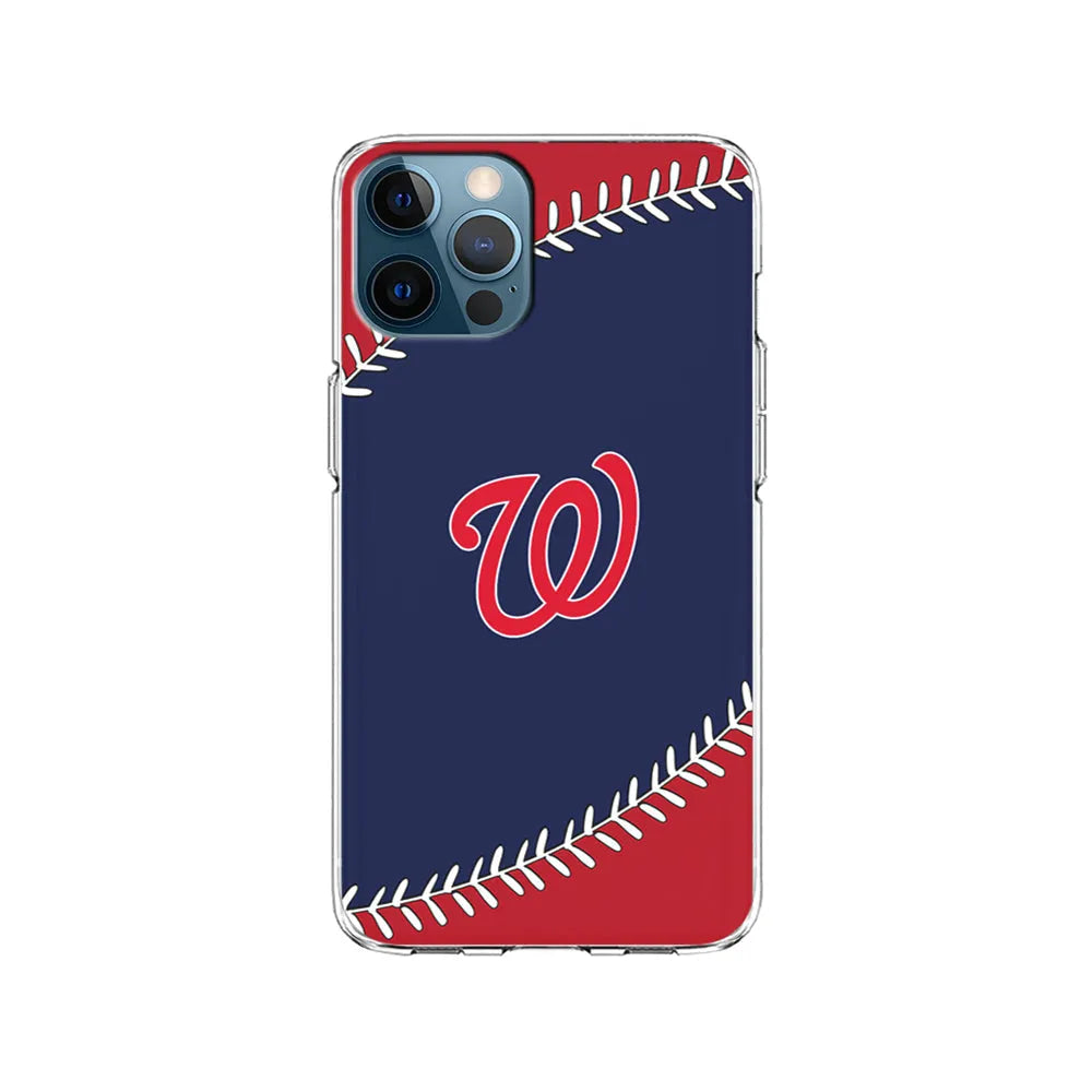 MLB Washington Nationals Logo iPhone 13 Pro Case-Clear Soft Case-Xtracase